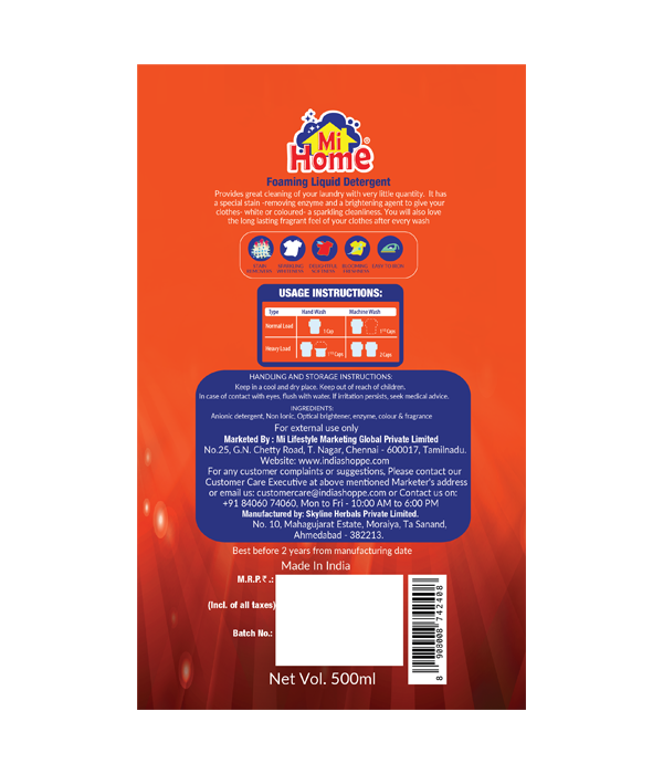 Mi Home Liquid Laundry Detergent (500ml) (43 reviews) - Image 2