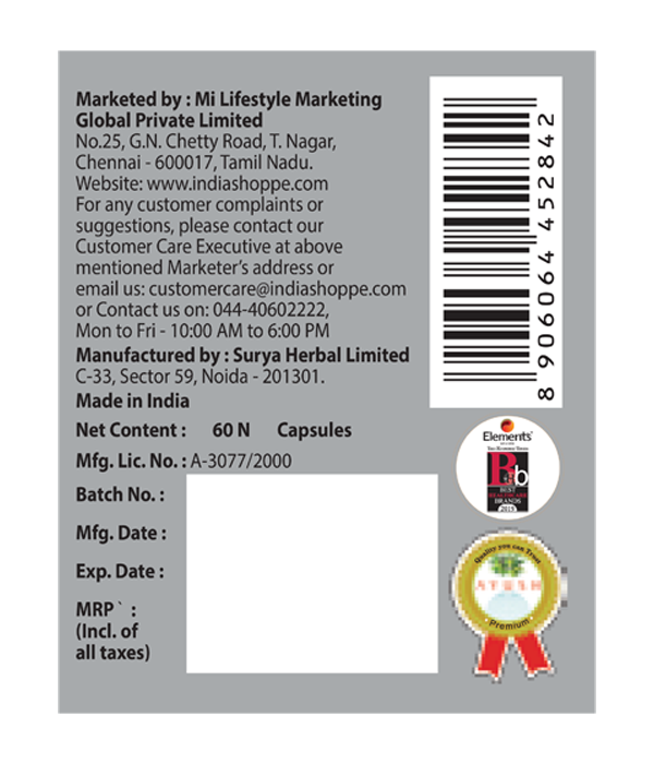 Elements Wellness No Vedana (60 Capsules) - Image 2